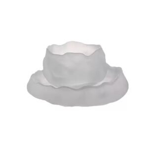 Frozen burning glass host cup